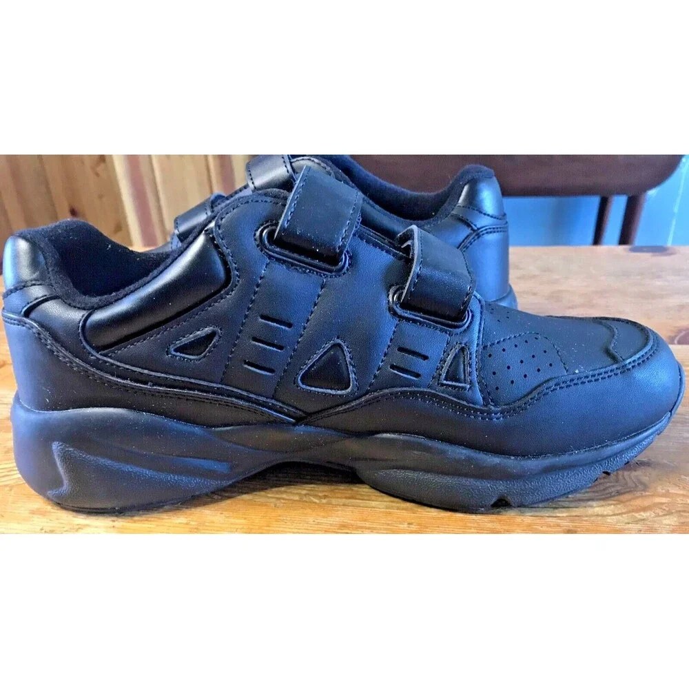 Propet Stability Walker Walking Mens Black Sneakers Athletic Shoes W2035 Sz 9